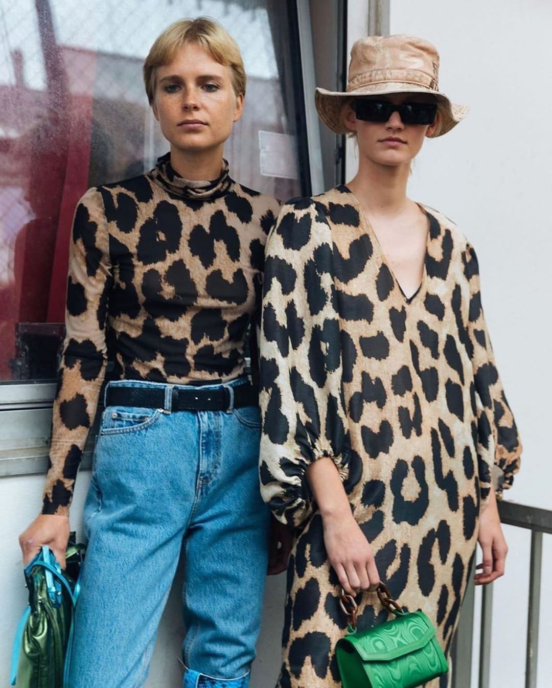 Wild Woman - Robe longue à imprimé léopard