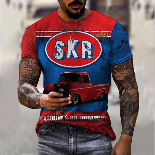 Men's SKR Vintage Print T-Shirt - DUVAL