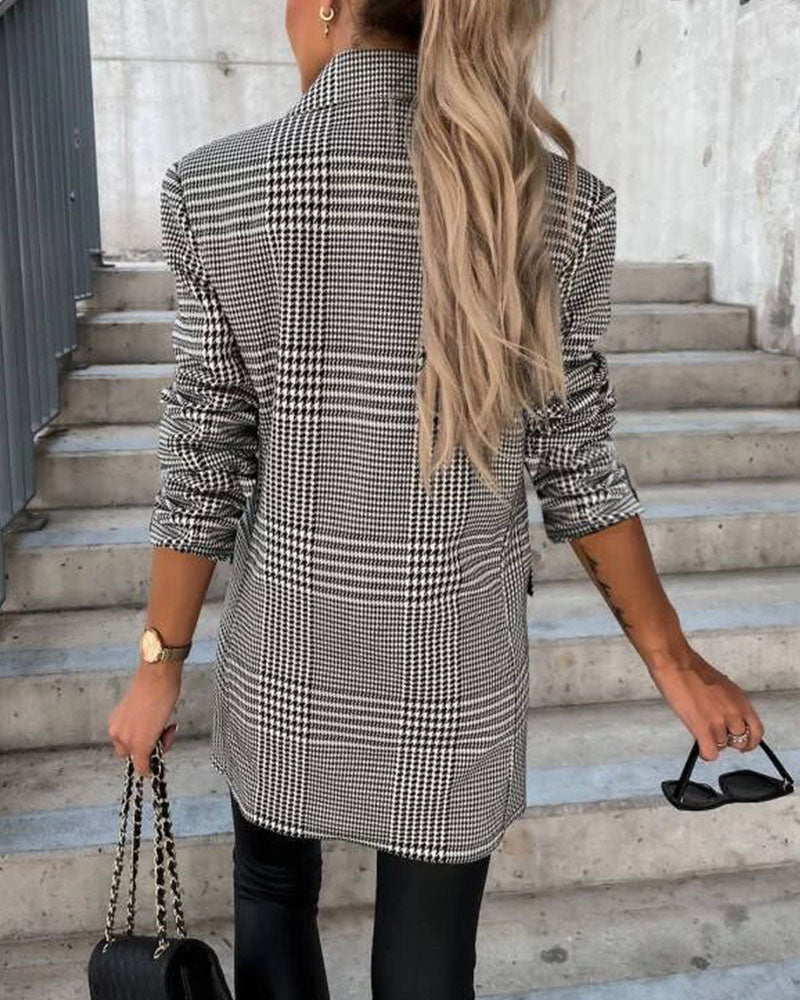 Fashionable mid-length blazer