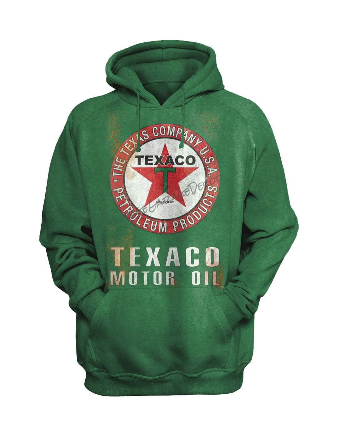 Texaco Retro Casual Engine Oil Print Sweatshirt Set