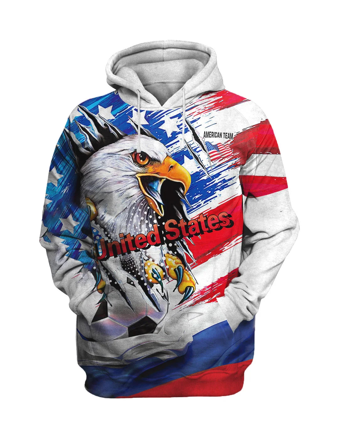 United States Printed Sweatshirt Set - DUVAL