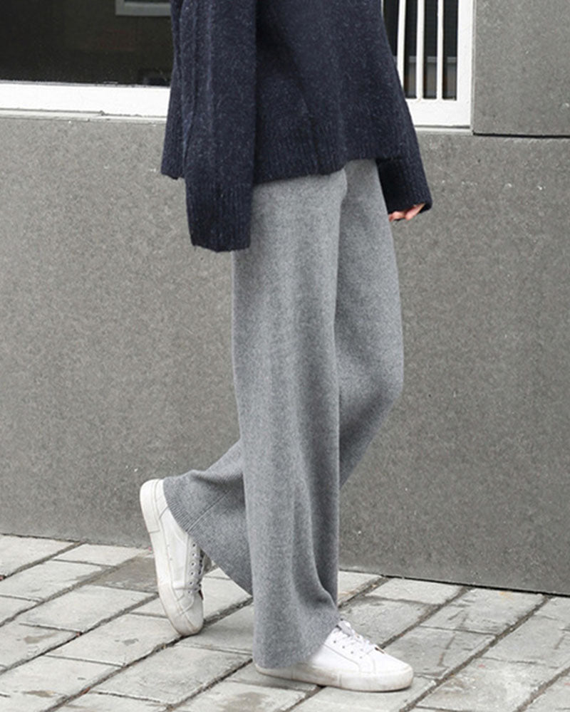 Autumn winter trousers loose straight casual pants