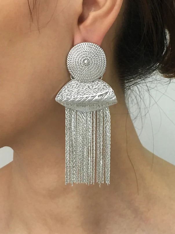 Tassel Earrings Metal Earrings
