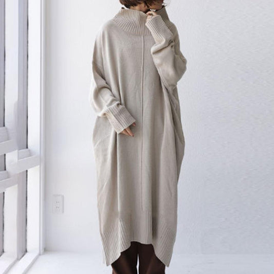 Casual Cocoon Shape Sweater Dress