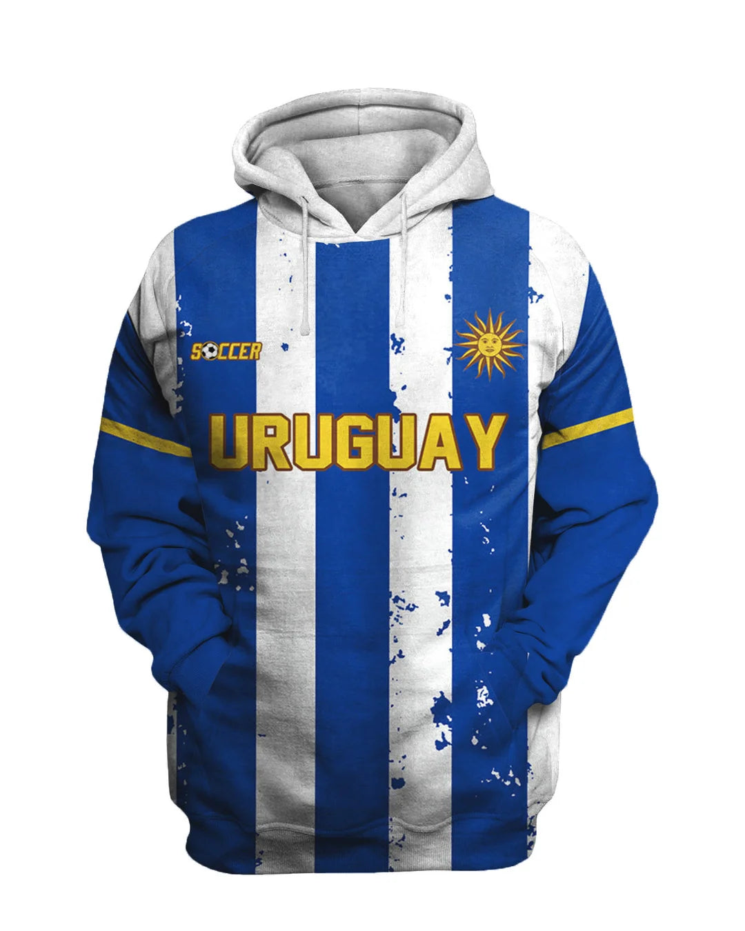 Asociación Uruguaya National Football Team Printed Sweatshirt Set - DUVAL