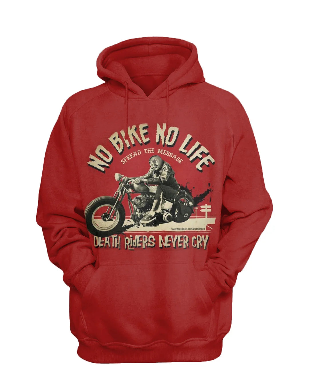 No Bike No Life Mens Retro Motorcycle Riding Sweatshirt Set - DUVAL