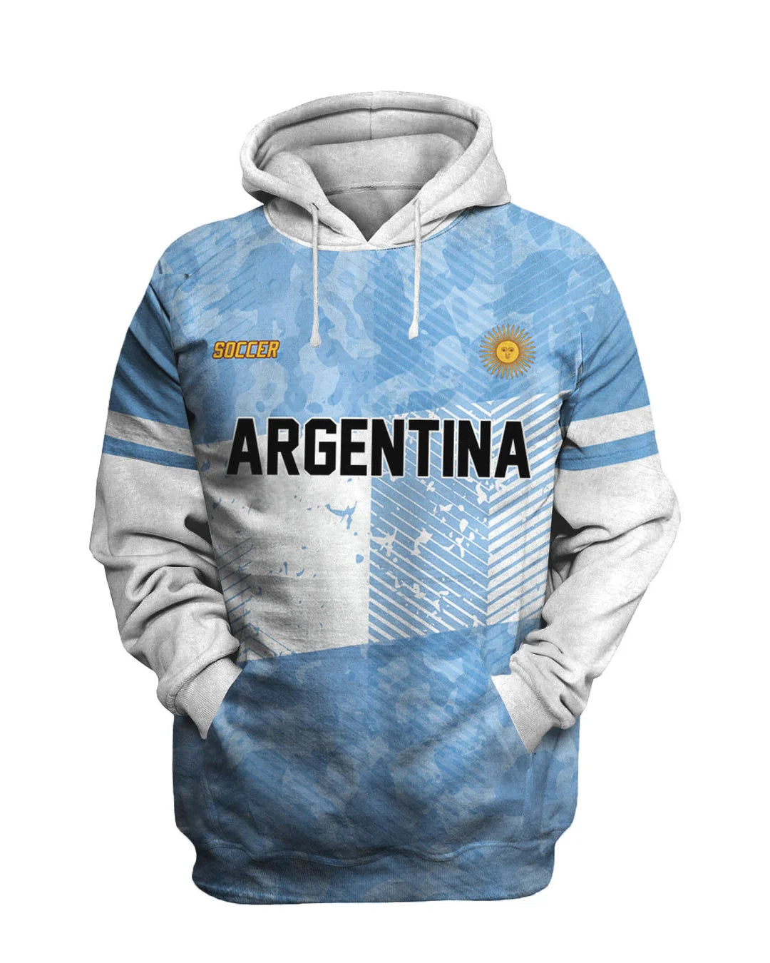 Argentina National Football Team Printed Sweatshirt Set - DUVAL