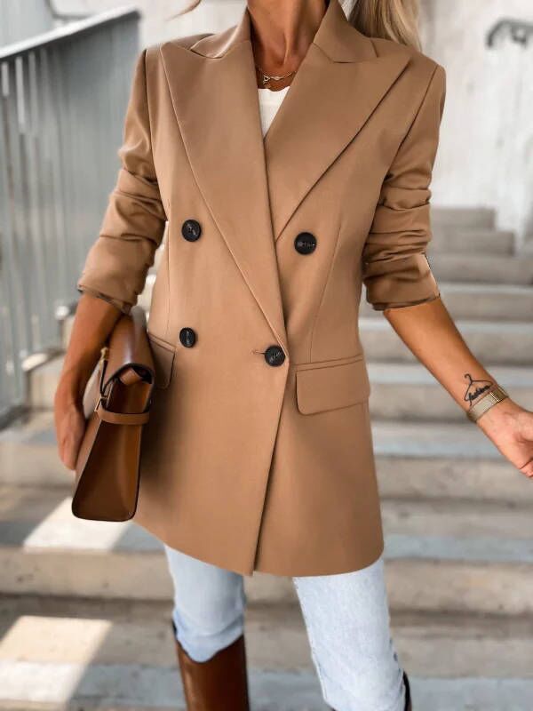 Fashionable mid-length blazer