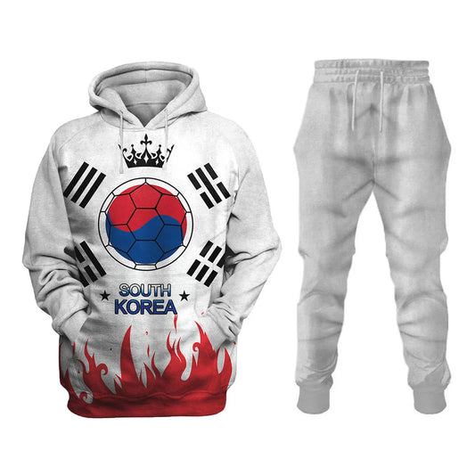 Republic of Korea Printed Sweatshirt Set - DUVAL