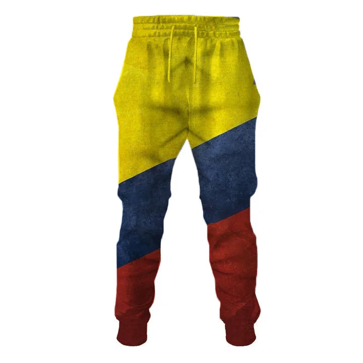 Colombian Football Federation Printed Sweatshirt Set