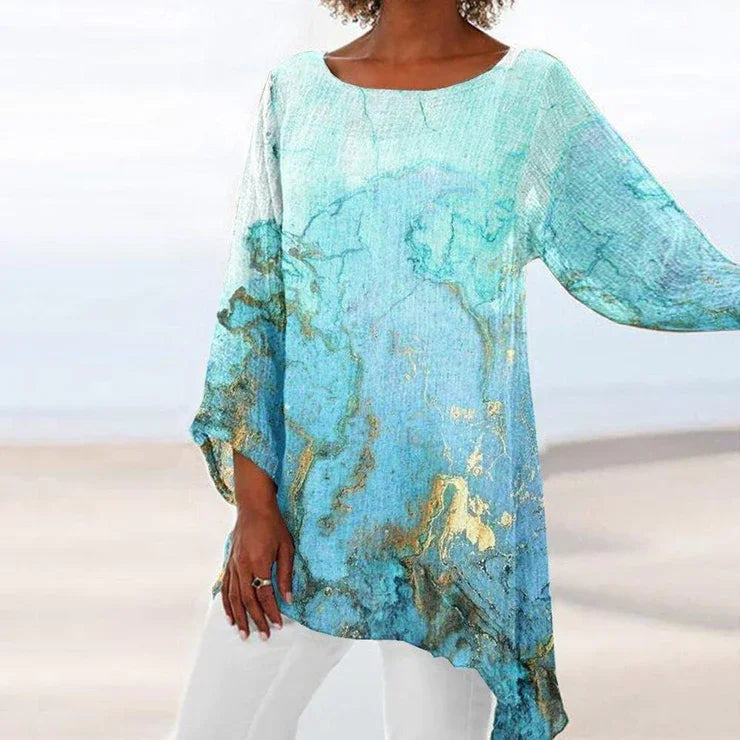 Gallery Glam Glittery Long Sleeve Top
