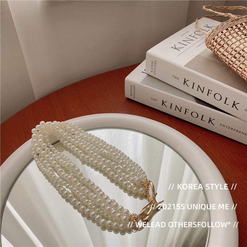 Collier de perles vintage de style coréen