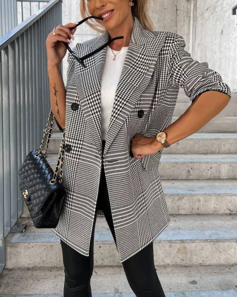 Fashionable mid-length blazer