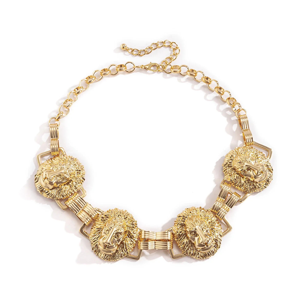 Personality Exaggerated Lion Head Necklace