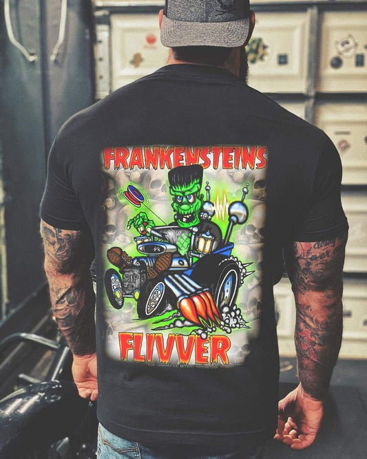 Frankensteins Cartoon Car T-Shirt