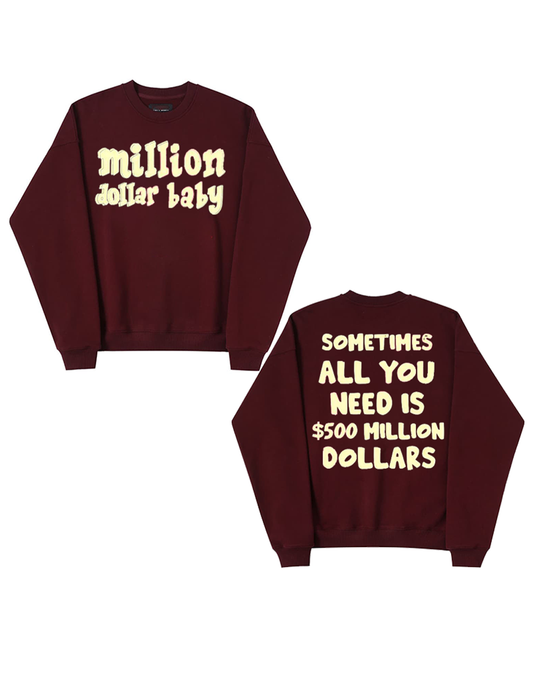 Million Doller Baby Characteristic Sweatshirt