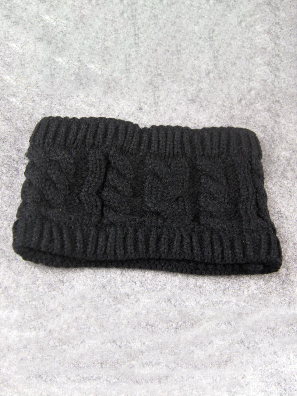 Autumn And Winter Fashion Hairpin Ski Cap Handmade Knitted Headband