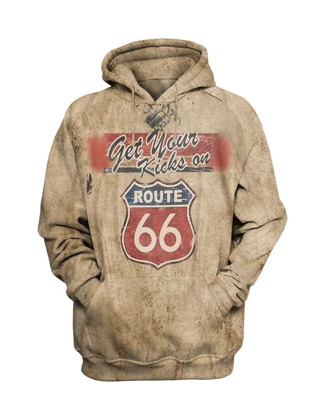 Vintage Route 66 Sweatshirt Set - DUVAL