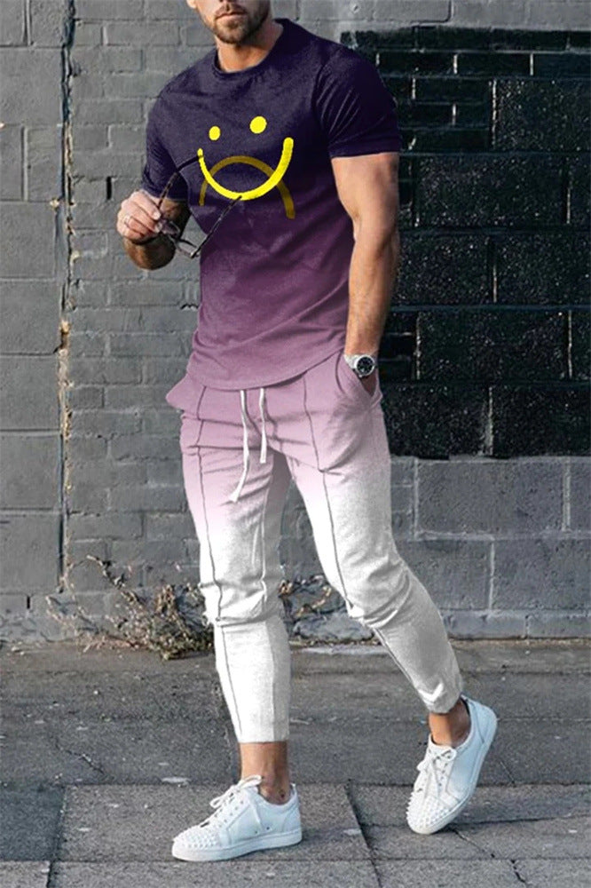 Smile Purple Tracksuit Co-Ord - DUVAL