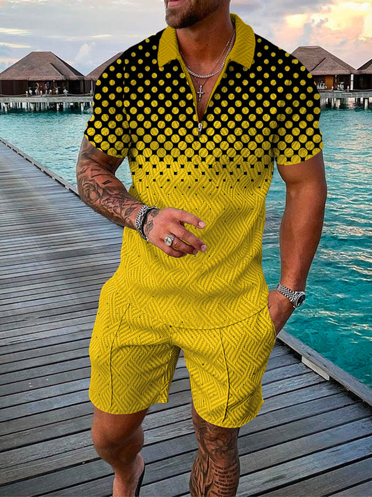 Bumble Polo Shirt And Shorts Co-Ord